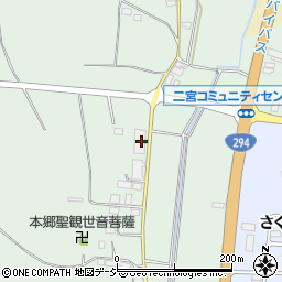 栃木県真岡市久下田1932周辺の地図