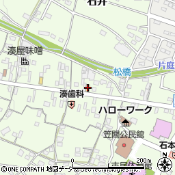 茨城県笠間市石井1118周辺の地図