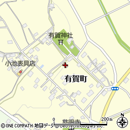有賀中区農村集落センター周辺の地図