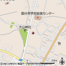 栃木県下野市小金井1168-7周辺の地図