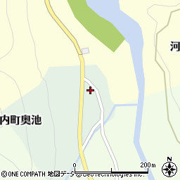 石川県白山市河内町奥池ハ26周辺の地図