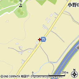 栃木県栃木市小野口町496周辺の地図