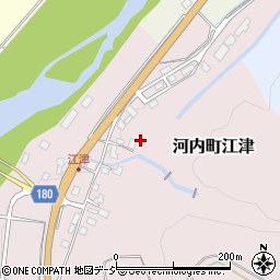 石川県白山市河内町江津巳周辺の地図