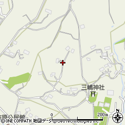 茨城県笠間市上市原周辺の地図