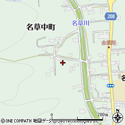 栃木県足利市名草中町3581-2周辺の地図