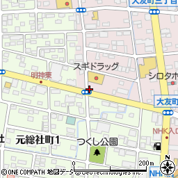 群馬銀行スギドラッグ大友店 ＡＴＭ周辺の地図