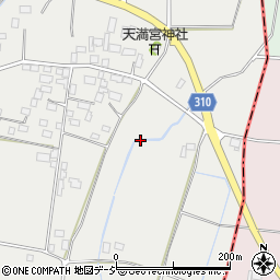 栃木県下野市上吉田周辺の地図