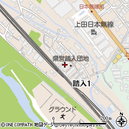 県営踏入団地Ｂ周辺の地図