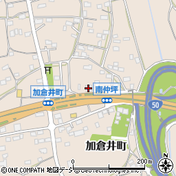 ＥＮＥＯＳ水戸加倉井店周辺の地図