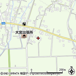 栃木県栃木市大宮町432周辺の地図