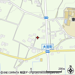 栃木県栃木市大宮町1307周辺の地図