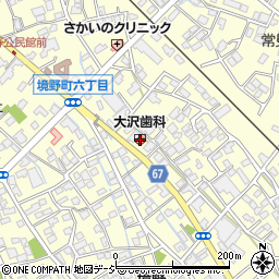 大沢歯科医院周辺の地図