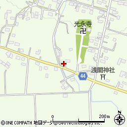 栃木県栃木市大宮町1543周辺の地図