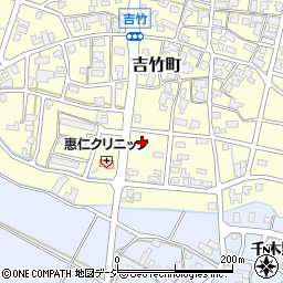 石川県小松市吉竹町と43-1周辺の地図