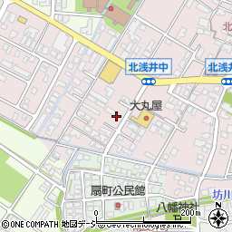 石川県小松市北浅井町ち周辺の地図