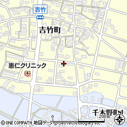 石川県小松市吉竹町と26-2周辺の地図