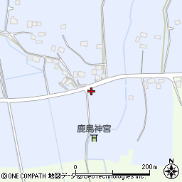 栃木県真岡市上大曽33周辺の地図