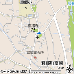 群馬県高崎市箕郷町富岡79周辺の地図