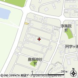 茨城県ひたちなか市阿字ケ浦町1989周辺の地図