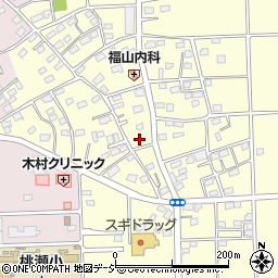 群馬県前橋市東片貝町181-2周辺の地図