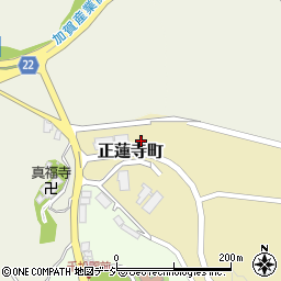 石川県小松市正蓮寺町は周辺の地図