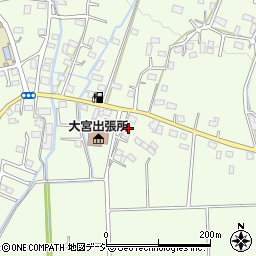 栃木県栃木市大宮町1575周辺の地図