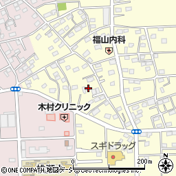 群馬県前橋市東片貝町166-2周辺の地図