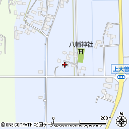 栃木県真岡市上大曽458周辺の地図