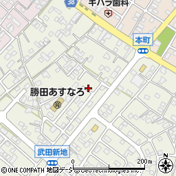 茨城県ひたちなか市武田周辺の地図
