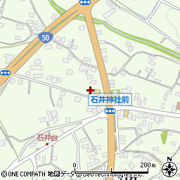 茨城県笠間市石井1436周辺の地図