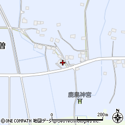 栃木県真岡市上大曽69周辺の地図