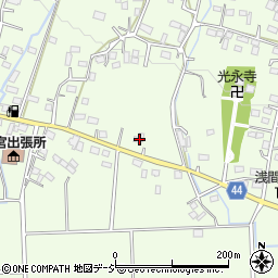 栃木県栃木市大宮町1552周辺の地図
