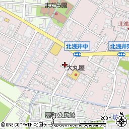コマツドライ北浅井店周辺の地図