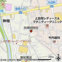 加美畑神社周辺の地図