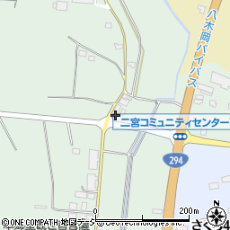 栃木県真岡市久下田1666周辺の地図