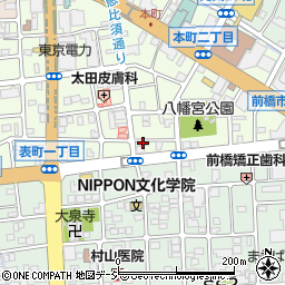横堀商店周辺の地図