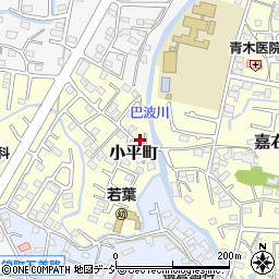 栃木県栃木市小平町周辺の地図