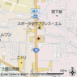 ホンダカーズ長野中央上田常田店周辺の地図