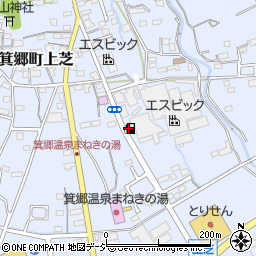 新日本興産箕郷ＳＳ周辺の地図