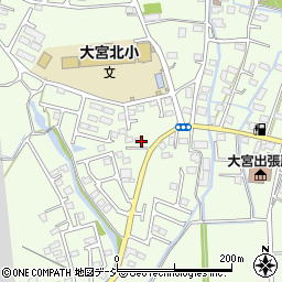 栃木県栃木市大宮町1684周辺の地図