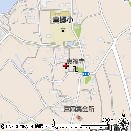 群馬県高崎市箕郷町富岡73周辺の地図