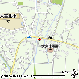 栃木県栃木市大宮町404周辺の地図