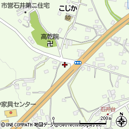 茨城県笠間市石井1455周辺の地図