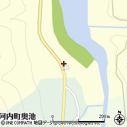 石川県白山市河内町中直海ロ周辺の地図