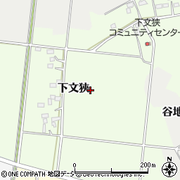 栃木県下野市下文狹周辺の地図