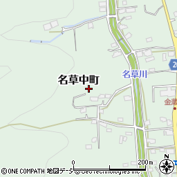 栃木県足利市名草中町周辺の地図