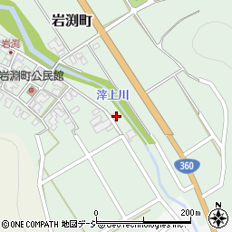 石川県小松市岩渕町チ116周辺の地図