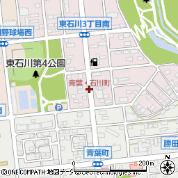 青葉・石川町周辺の地図
