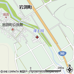 石川県小松市岩渕町（チ）周辺の地図