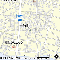 石川県小松市吉竹町リ周辺の地図